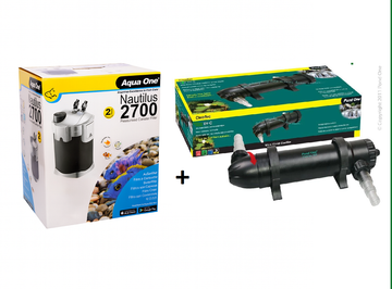 Aqua One Nautilus 2700 with UV Canister Filter